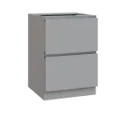 MHS - 6Z22 spodní skříňka, 2-zásuvková, 920x600x600, šedá